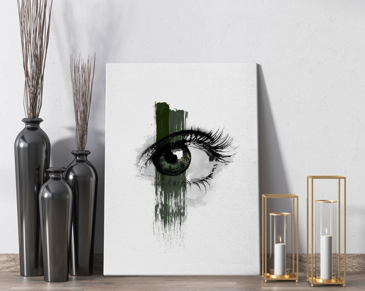 BK Home Eye See You Tasarımlı Kanvas Tablo 50x70cm-1