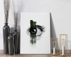 BK Home Eye See You Tasarımlı Kanvas Tablo 50x70cm-1