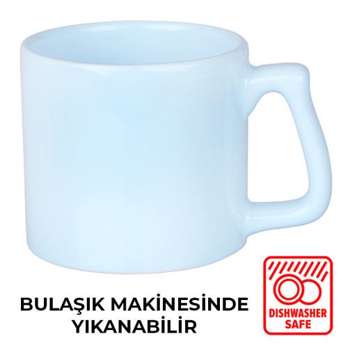 Sublimasyon Seramik Mavi Gala Kupa - Kutulu