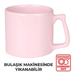 Sublimasyon Seramik Pembe Gala Kupa - Kutulu