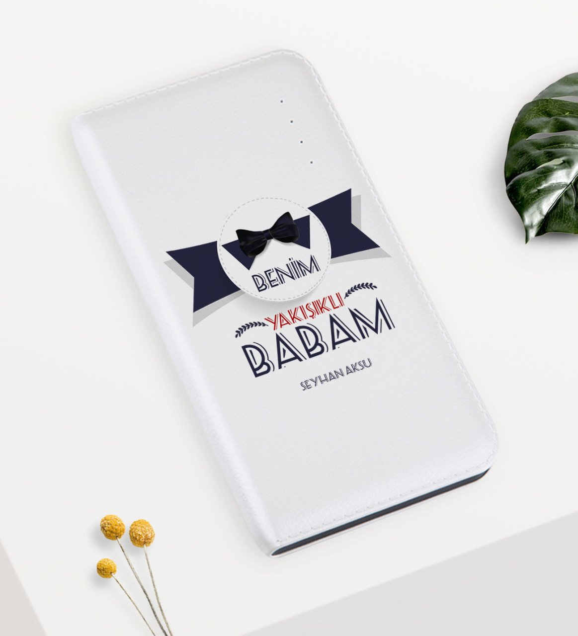Kişiye Özel Benim Yakışıklı Babam Pb-159 7000 mAh Powerbank