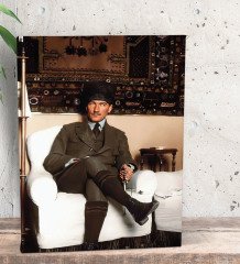BK Gift Atatürk Temalı Dekoratif Mini Kanvas Tablo 15x20cm-42