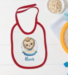 BK Kids Kişiye Özel İsimli 5 Parça Kırmızı Bebek Body Zıbın ve Battaniye Hediye Seti, Yeni Doğan Bebek Giyim Hediyesi-5