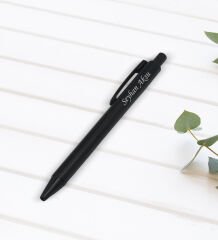 BK Gift Kişiye Özel İsimli Siyah Sert Kapaklı Defter ve Tükenmez Kalem Seti, Arkadaşa Hediye, Yeni İş Hediyesi, Doğum Günü Hediyesi-18