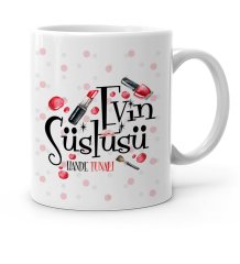 Kişiye Özel Evin Süslüsü Beyaz Kupa Bardak - 4