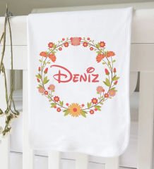 BK Kids Kişiye Özel İsimli 5 Parça Kırmızı Bebek Body Zıbın ve Battaniye Hediye Seti, Yeni Doğan Bebek Giyim Hediyesi-8