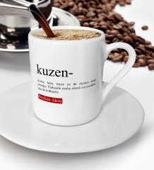 Kişiye Özel Kuzen Türk Kahvesi Fincanı