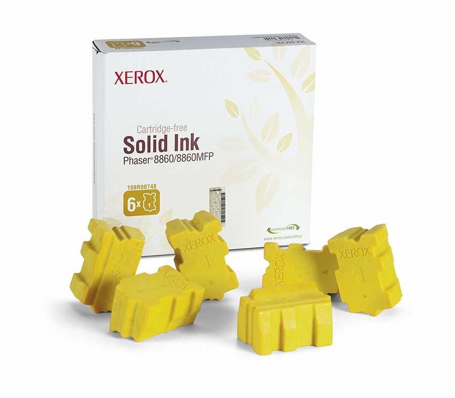 Xerox 108R00748 Sarı Orjinal Toner - 8860 / 8860MFP (T11629)