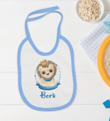 BK Kids Kişiye Özel İsimli 5 Parça Mavi Bebek Body Zıbın ve Battaniye Hediye Seti, Yeni Doğan Bebek Giyim Hediyesi-2