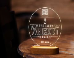 BK Gift Restoran & Cafe & Barlara Özel Led Lamba QR Kod Menü, Işıklı QR Menü, QR Kodlu Masa Dekoru, Işıklı Pleksi Biblo-31