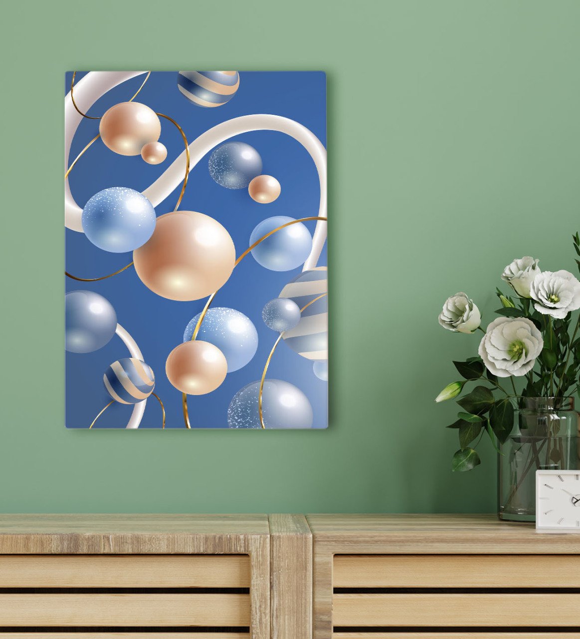 BK Gift Otel Odası Konseptli Kanvas Tablo 30x50cm-32