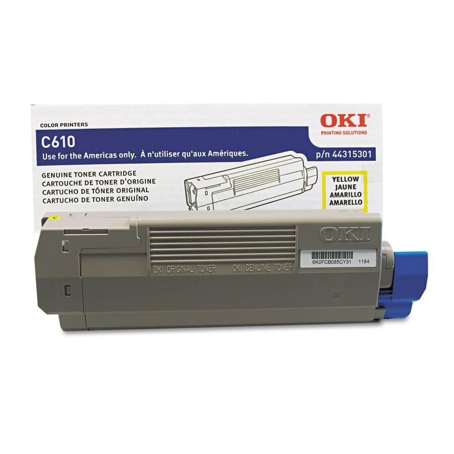 OKI 44315301 Sarı Orjinal Toner - C610N / C610CDN (T16944)