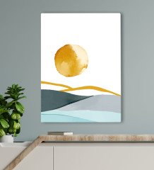 BK Gift Otel Odası Konseptli Kanvas Tablo 70x100cm-33