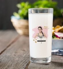 Kişiye Özel İsimli Fotoğraflı Rakı Bardağı-3