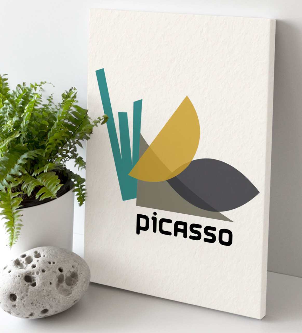 Picasso Tasarımlı Kanvas Tablo 30x50cm