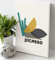 Picasso Tasarımlı Kanvas Tablo 30x50cm