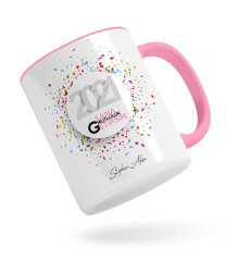 BK Gift Kişiye Özel 2023 Sana Mutluluk Getirsin Pembe Kupa Bardak-1