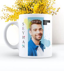 Kişiye Özel Fotoğraflı Beyaz Kupa Bardak - 4