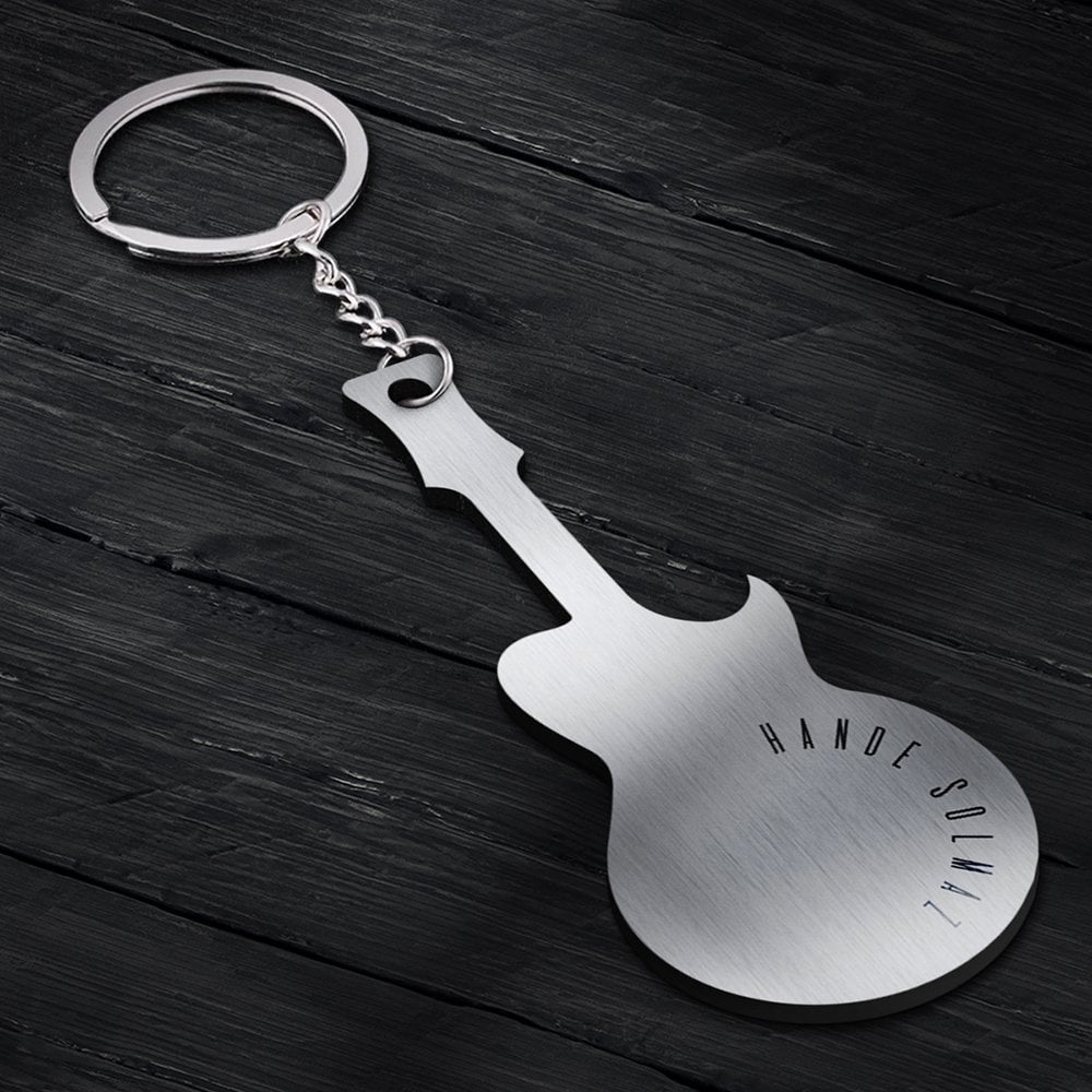 Kişiye Özel Gitar Anahtarlık - A8