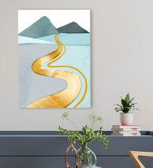 BK Gift Otel Odası Konseptli Kanvas Tablo 50x70cm-37