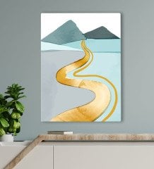 BK Gift Otel Odası Konseptli Kanvas Tablo 70x100cm-37