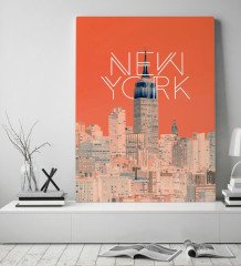 BK Gift New York Tasarımlı Kanvas Tablo 50x70cm-1