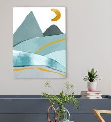 BK Gift Otel Odası Konseptli Kanvas Tablo 50x70cm-39