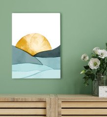 BK Gift Otel Odası Konseptli Kanvas Tablo 30x50cm-40