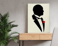 BK Home The Godfather Tasarımlı Kanvas Tablo 50x70cm-2