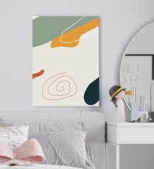 BK Gift Yatak Odası Konseptli Kanvas Tablo 50x70cm-43