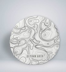 Kişiye Özel İsimli Yuvarlak Araç Koltuk Yastığı-30