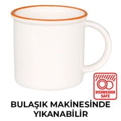 Sublimasyon Seramik Turuncu Bonny Kupa - Kutulu