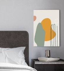 BK Gift Yatak Odası Konseptli Kanvas Tablo 30x50cm-44