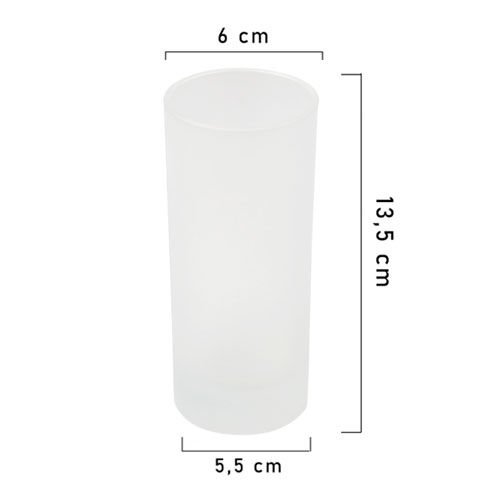 Sublimasyon Buzlu Rakı Bardağı - 6'lı Set
