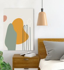 BK Gift Yatak Odası Konseptli Kanvas Tablo 70x100cm-44