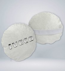 BK Gift Iveco Tasarımlı Yuvarlak Araç Koltuk Yastığı-1