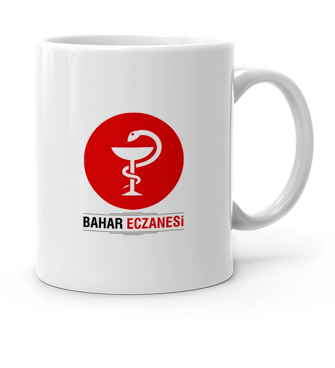Kişiye Özel Mesleki Eczane Beyaz Kupa Bardak - 4