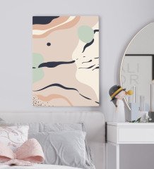 BK Gift Yatak Odası Konseptli Kanvas Tablo 50x70cm-45