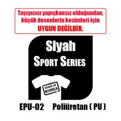 Eco Siyah Flex / 51 cm x 1 metre