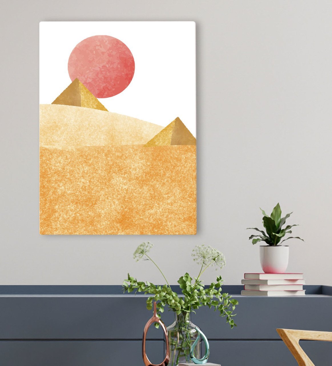 BK Gift Otel Odası Konseptli Kanvas Tablo 50x70cm-44
