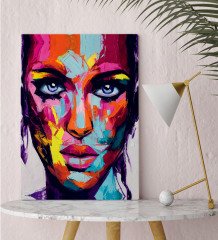 BK Gift Woman Art Tasarımlı Kanvas Tablo 30x50cm-13