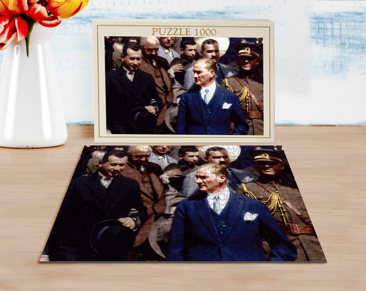 BK Home Atatürk Tasarımlı 1000 Parça Profesyonel Puzzle-50