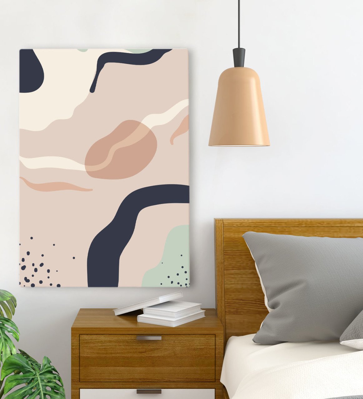 BK Gift Yatak Odası Konseptli Kanvas Tablo 70x100cm-47