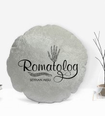 Kişiye Özel İsimli Romatolog Uzmanı Tasarımlı Dekoratif Kırlent Yastık-1