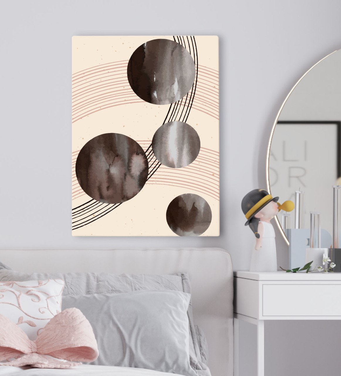 BK Gift Yatak Odası Konseptli Kanvas Tablo 50x70cm-51