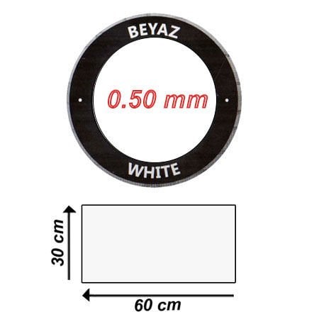 Sublimasyon  AVRUPA Metal Beyaz 30x60 cm - 0.50 mm