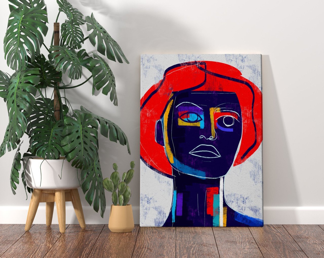 BK Home Color Of Woman Tasarımlı Kanvas Tablo 70x100cm-7