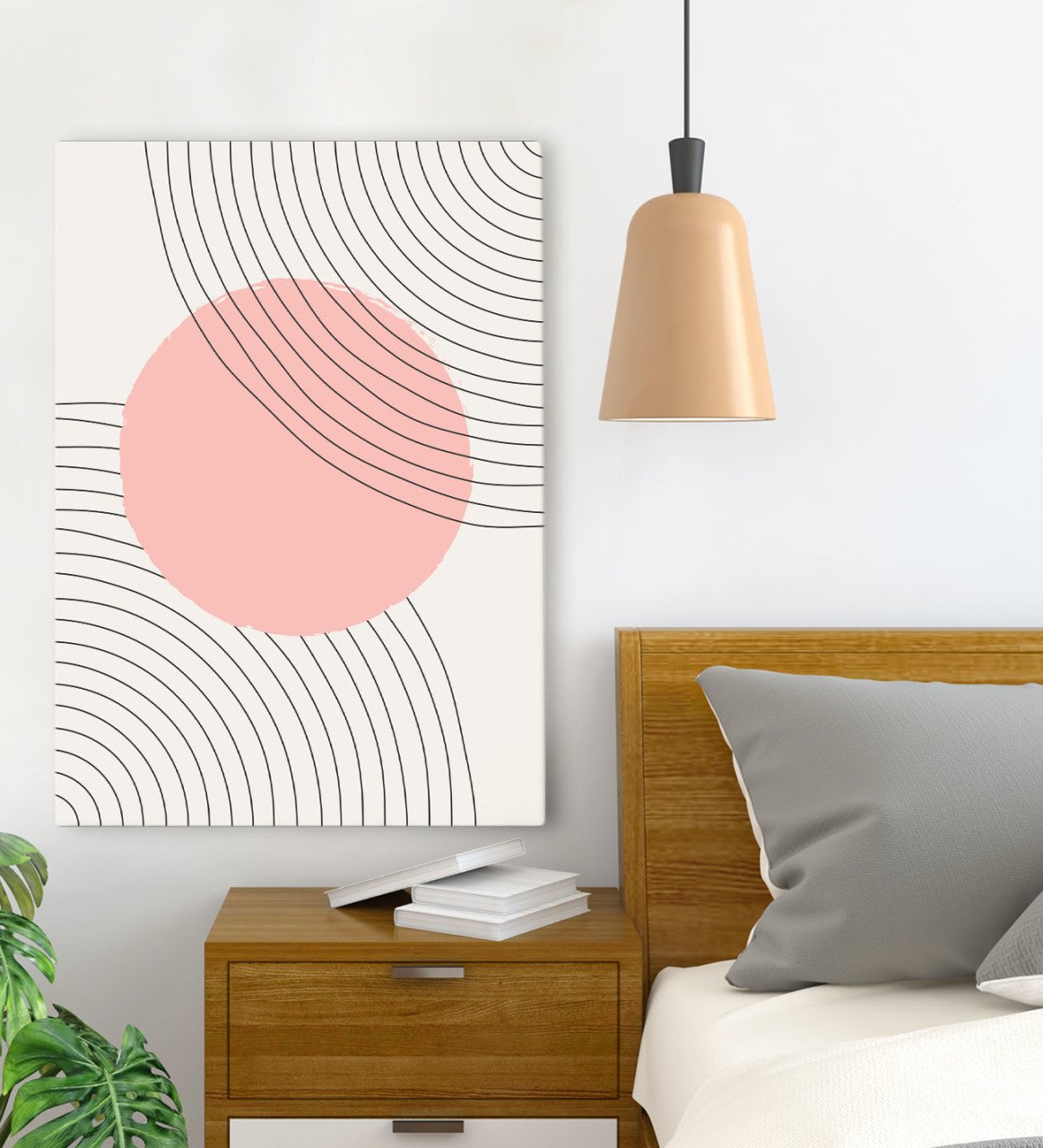 BK Gift Yatak Odası Konseptli Kanvas Tablo 70x100cm-52