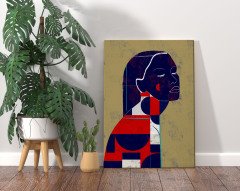 BK Home Color Of Woman Tasarımlı Kanvas Tablo 70x100cm-8