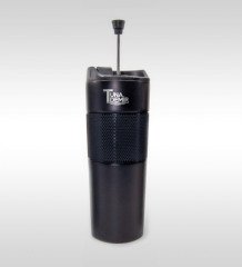 Kişiye Özel 3518 French Press  Siyah Paslanmaz Çelik Termos Mug 500 ml